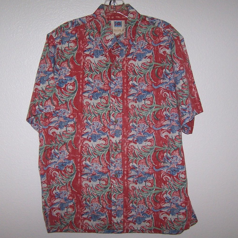 KAHALA " AVI " COLLECTION HAWAIIAN SHIRT SB3486